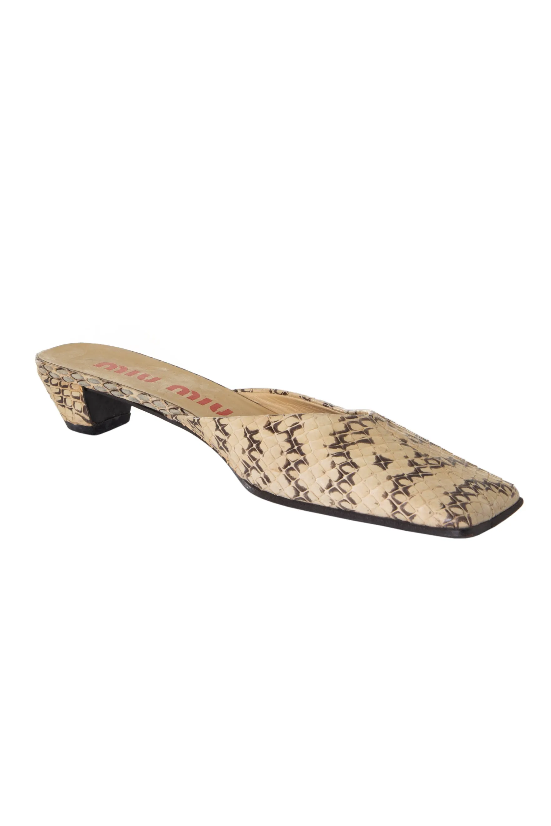 Square Toe Mules 36