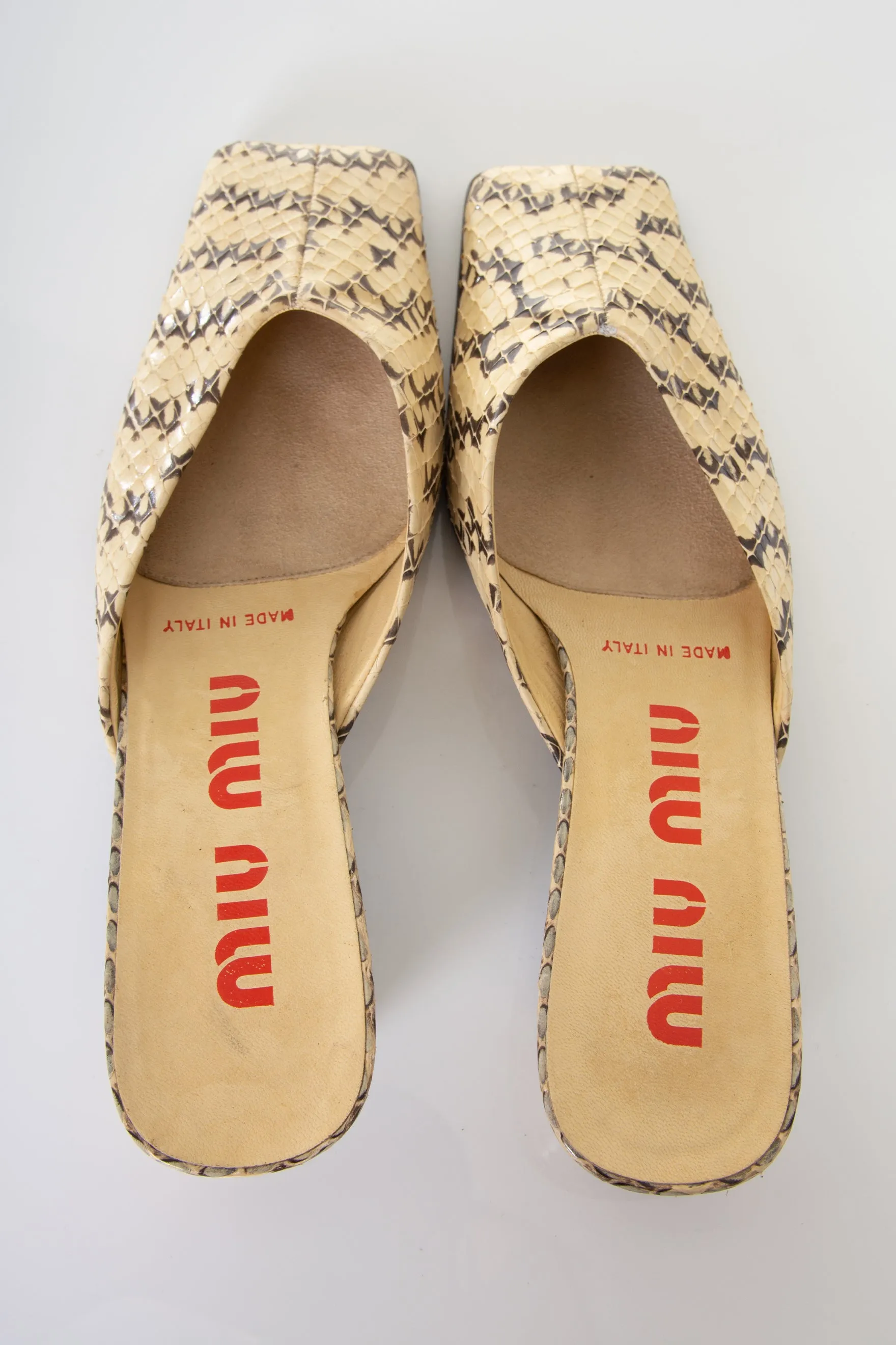 Square Toe Mules 36