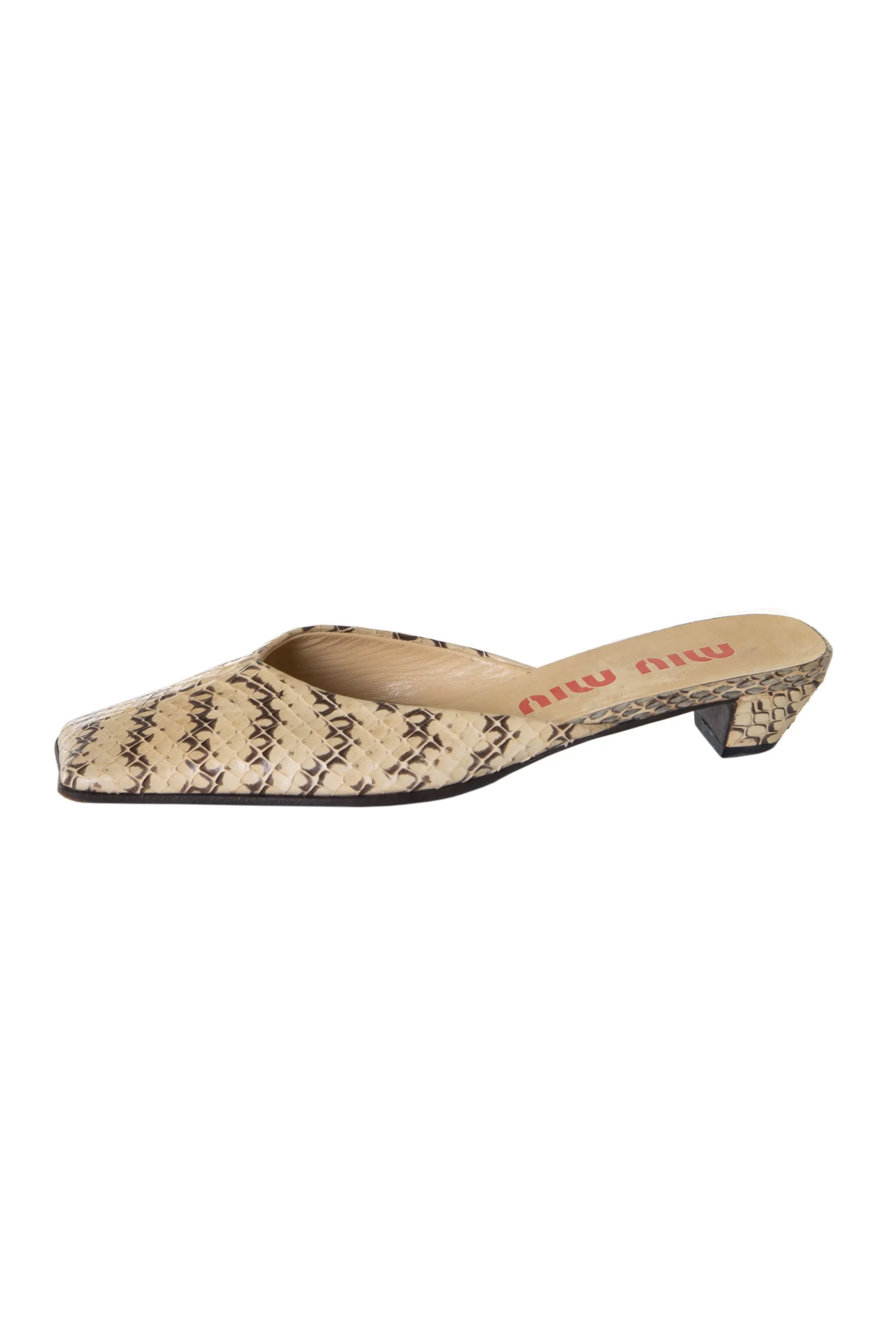 Square Toe Mules 36