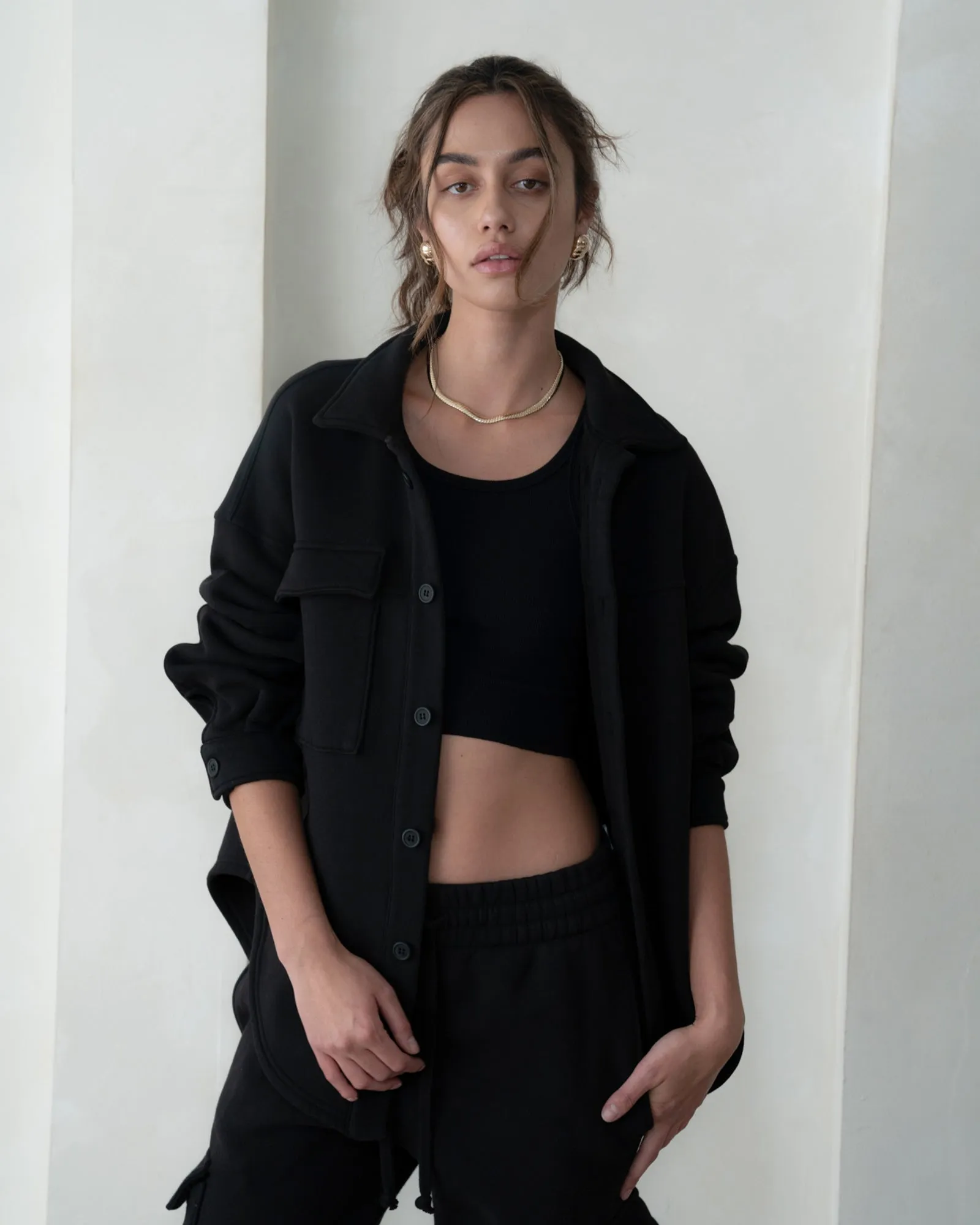 STRAPPY TANK IN BLACK