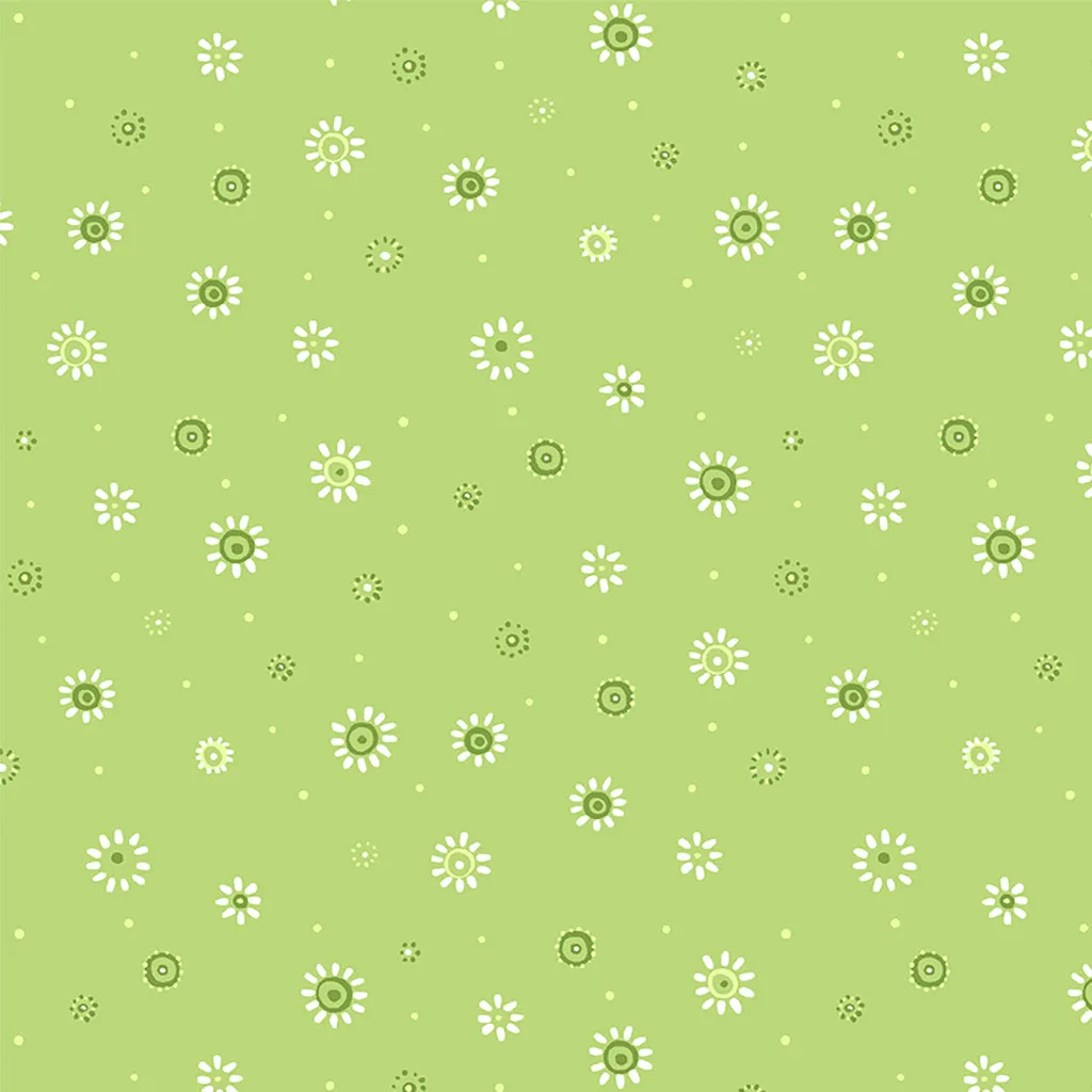 Sunburst Dot Soft Green