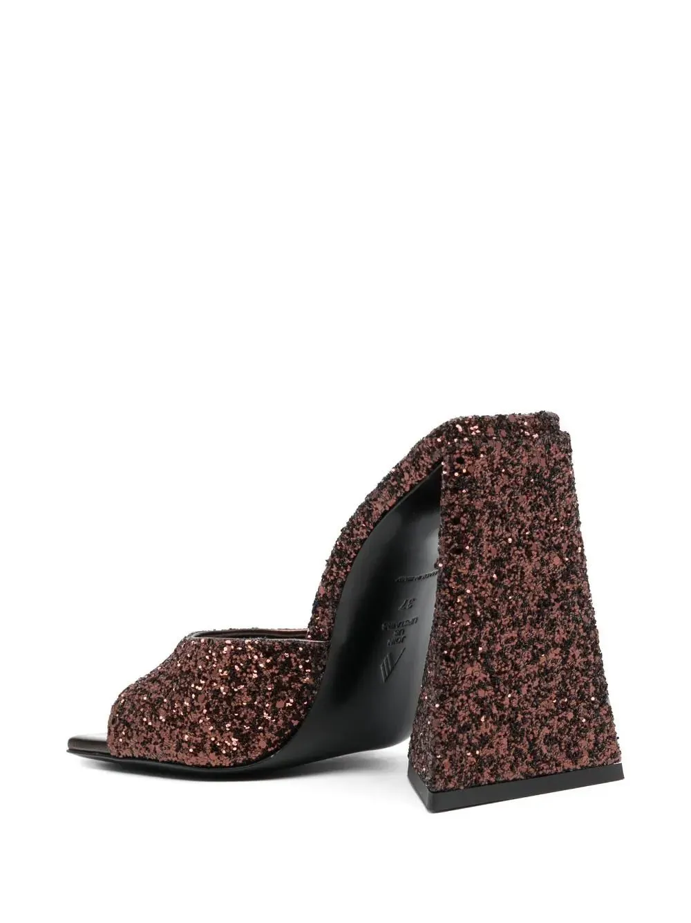 The Attico Devon Mules with Sequins 115mm