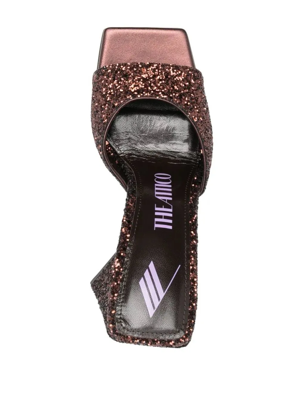 The Attico Devon Mules with Sequins 115mm