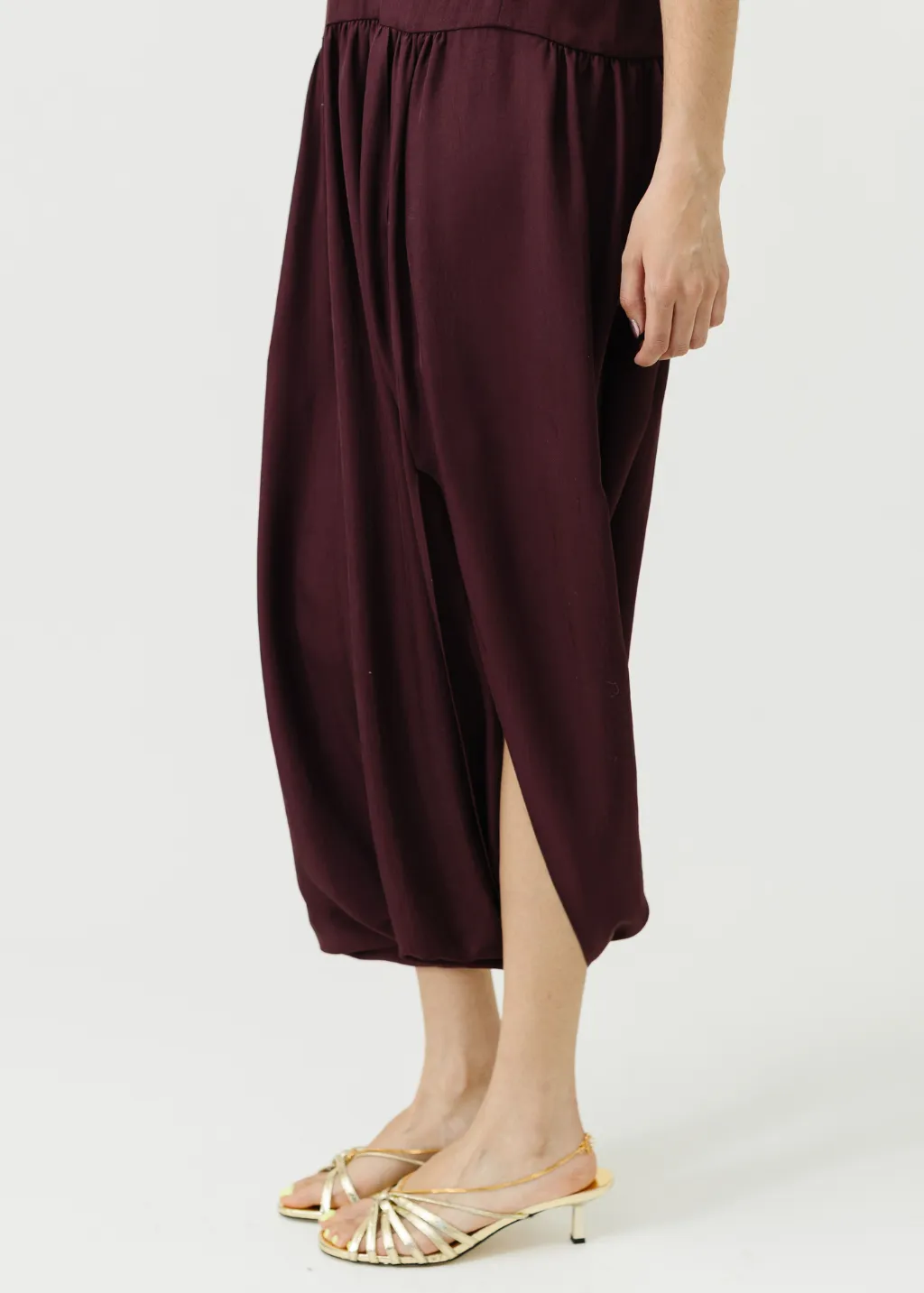 Tibi Spring Acetate Strappy Jalousie Dress