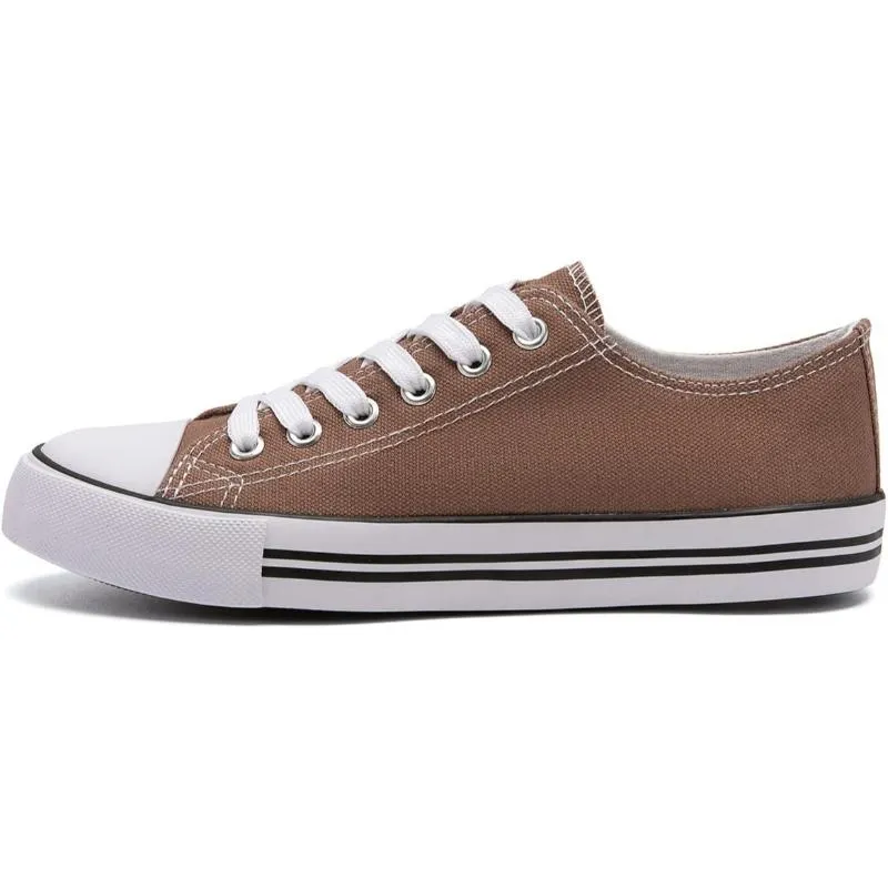 Traditional Canvas Lace Up Trainer For Men