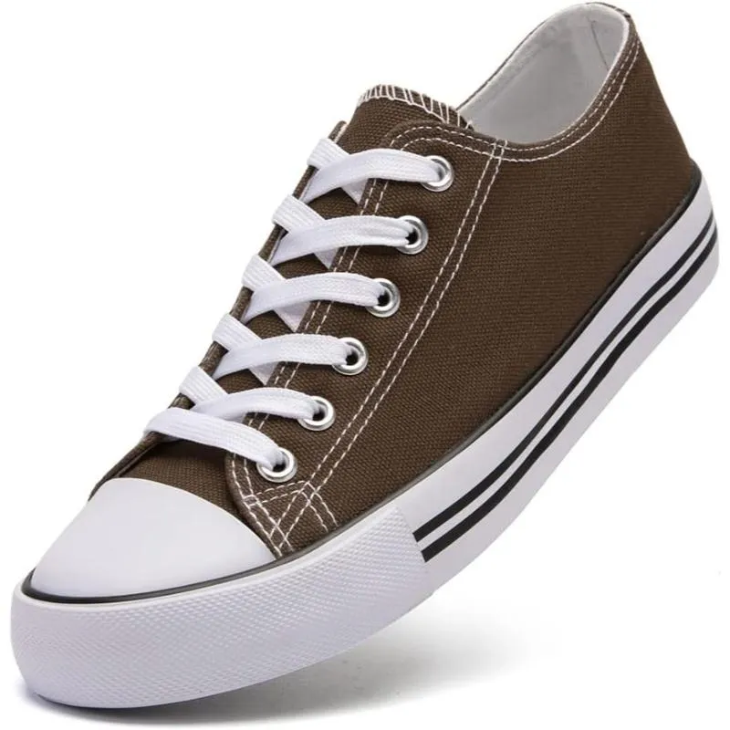 Traditional Canvas Lace Up Trainer For Men