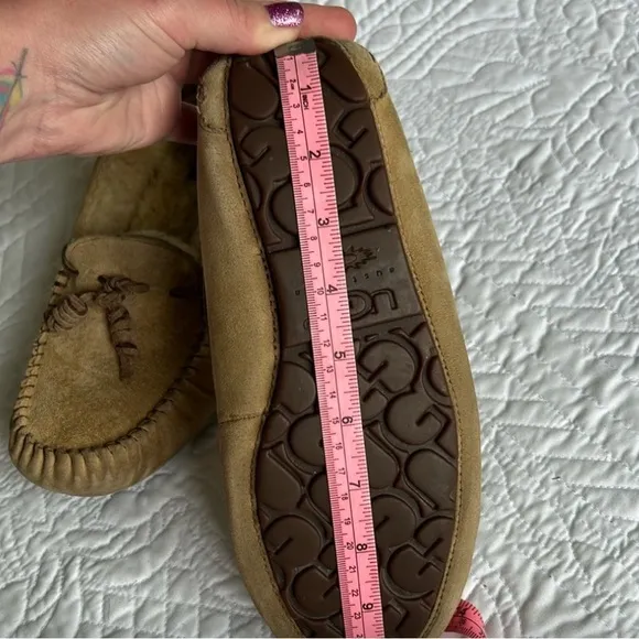 UGG •7-7.5• Chestnut Dakota Moccasin Slippers