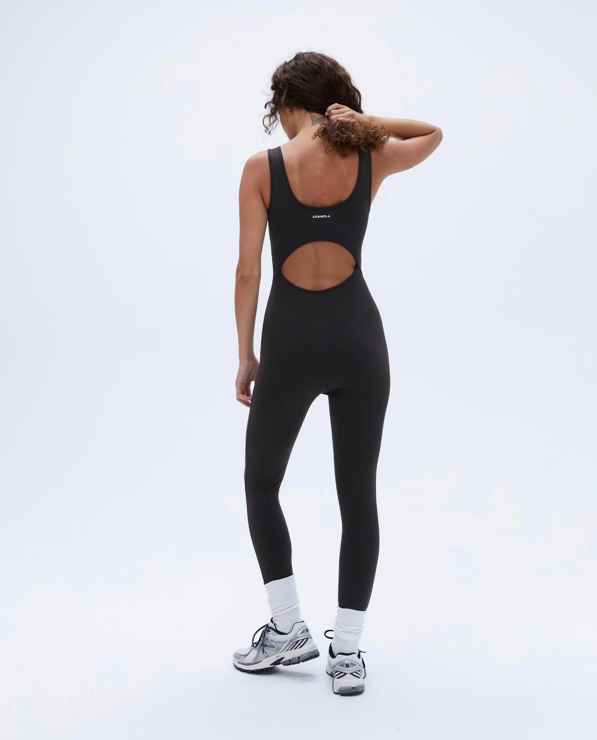 Ultimate Open Back Unitard - Coffee Bean