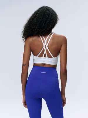 Ultimate Strappy Sports Bra - White