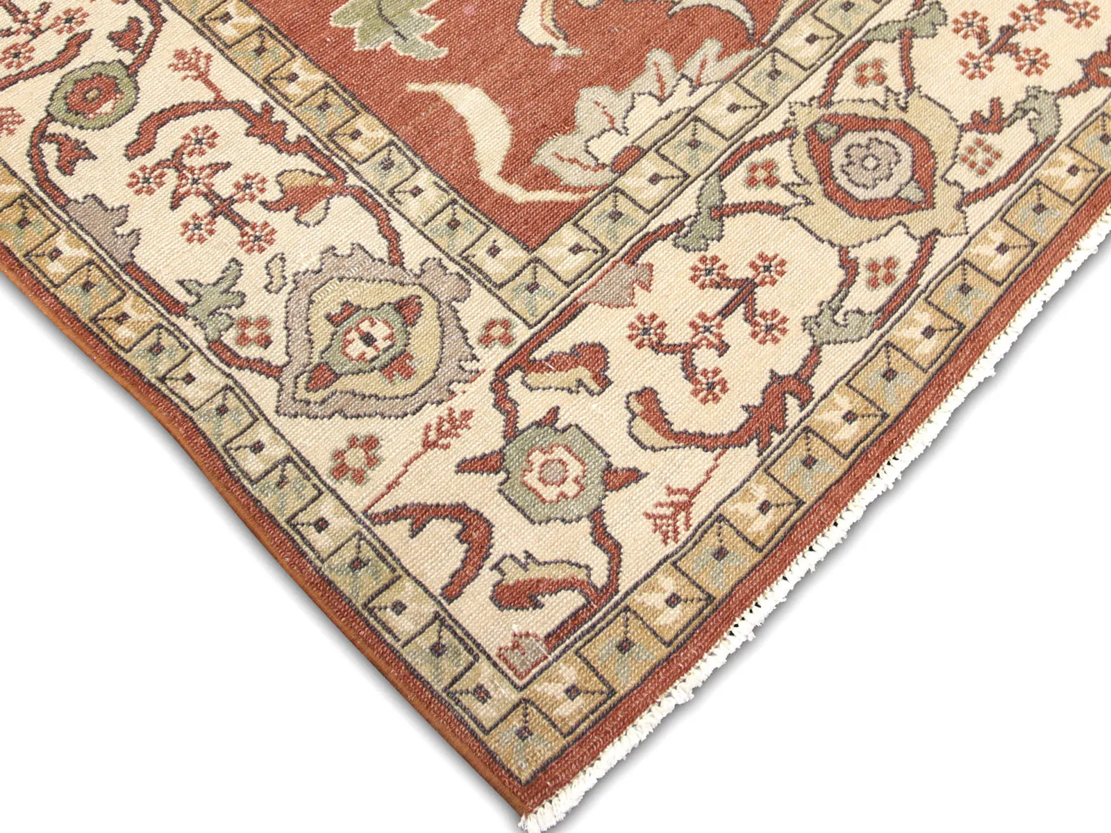 Vintage Egyptian Sultanabad Rug - 6'5" x 18'
