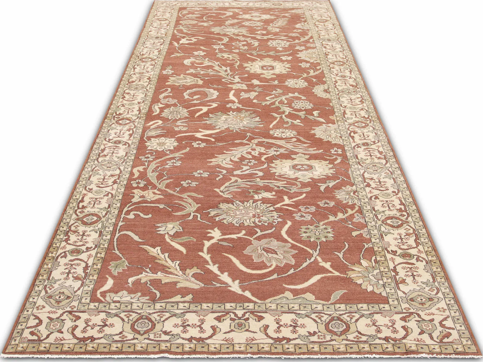 Vintage Egyptian Sultanabad Rug - 6'5" x 18'
