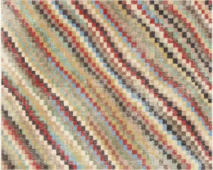 Vintage Turkish Mid-Century-Modern Rug - 5'3" x 6'6"