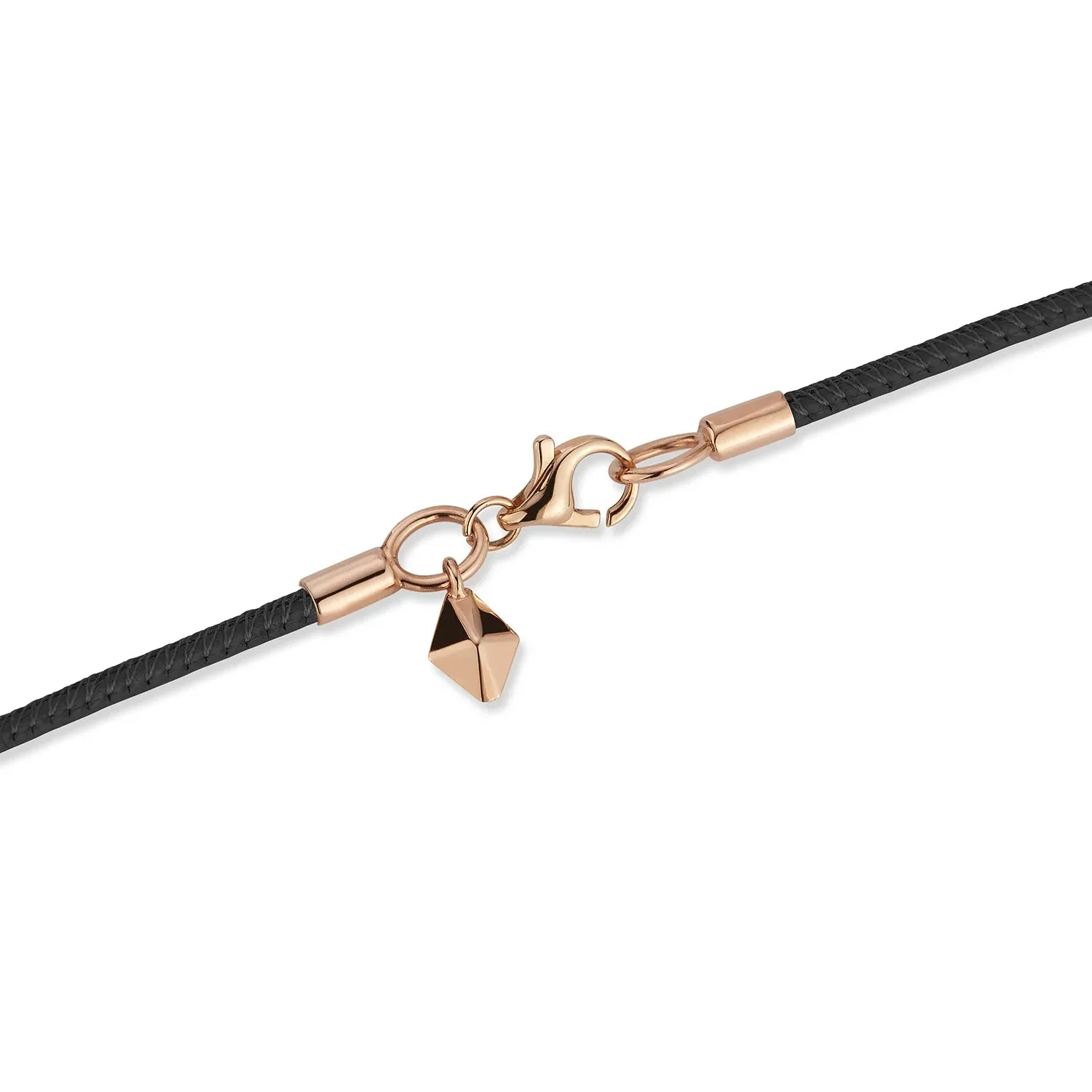 Walters Faith 'Sydney Napa' Black Leather Cord Necklace
