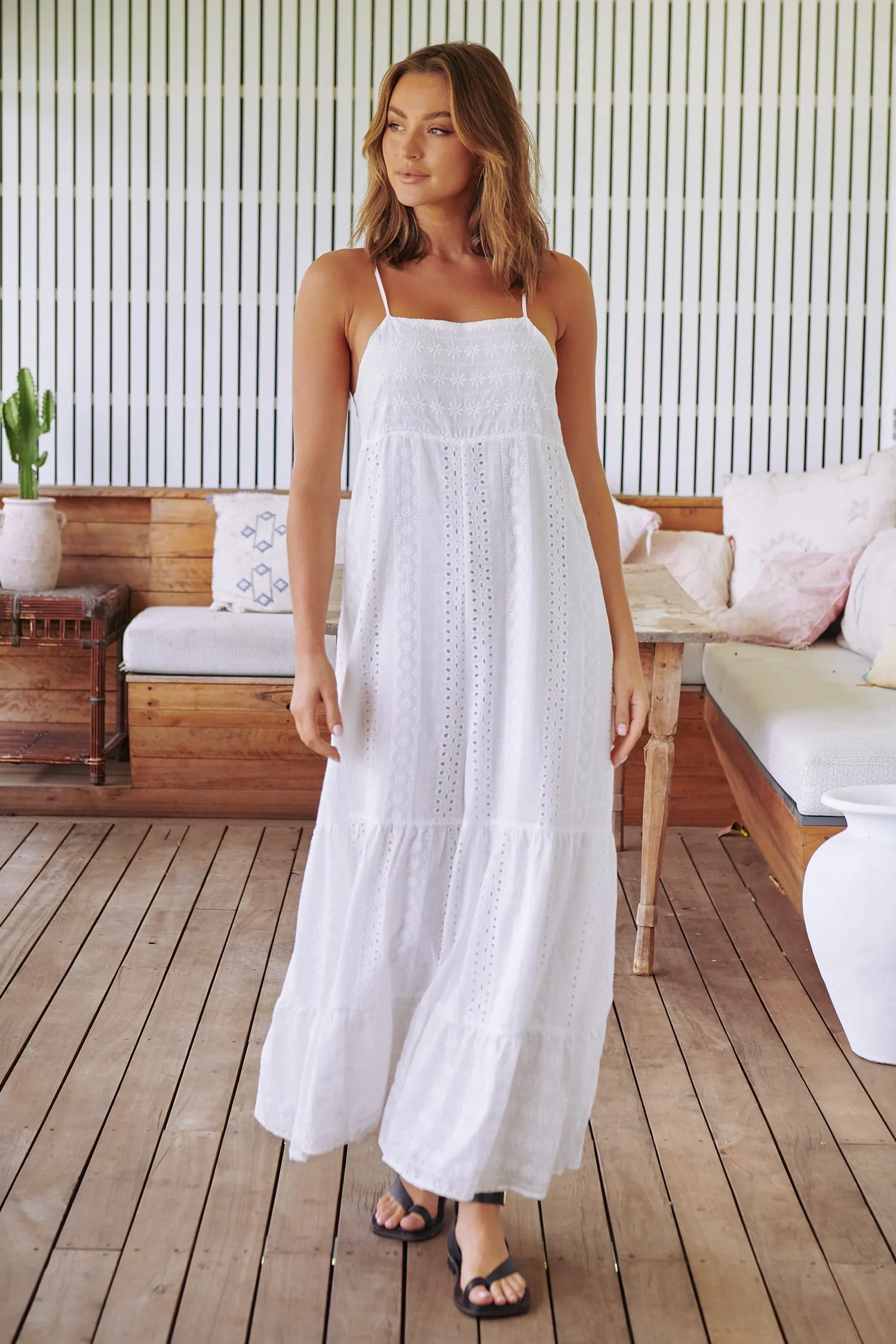 White Te Amo Tina Jumpsuit