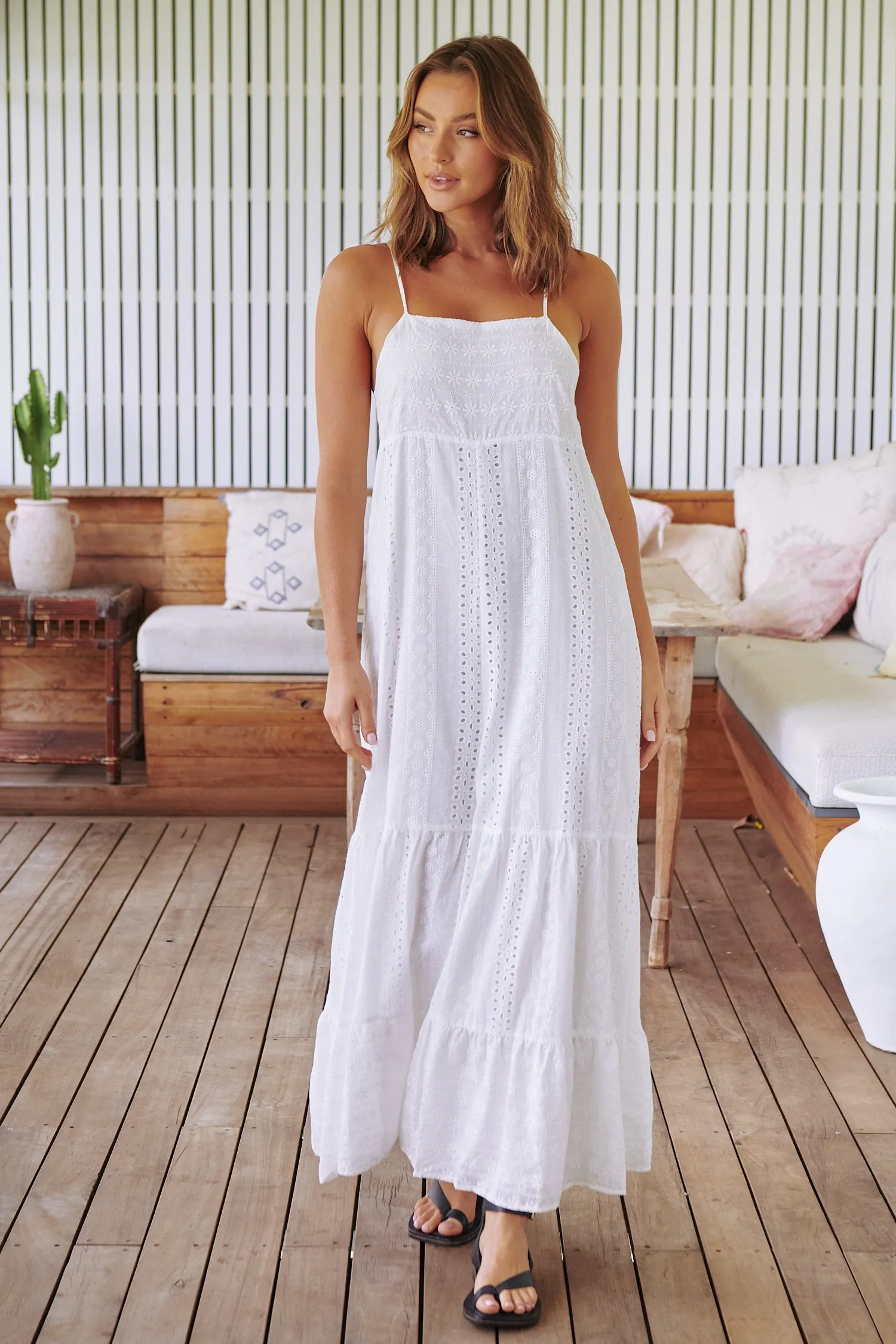 White Te Amo Tina Jumpsuit