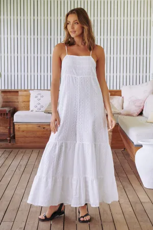 White Te Amo Tina Jumpsuit