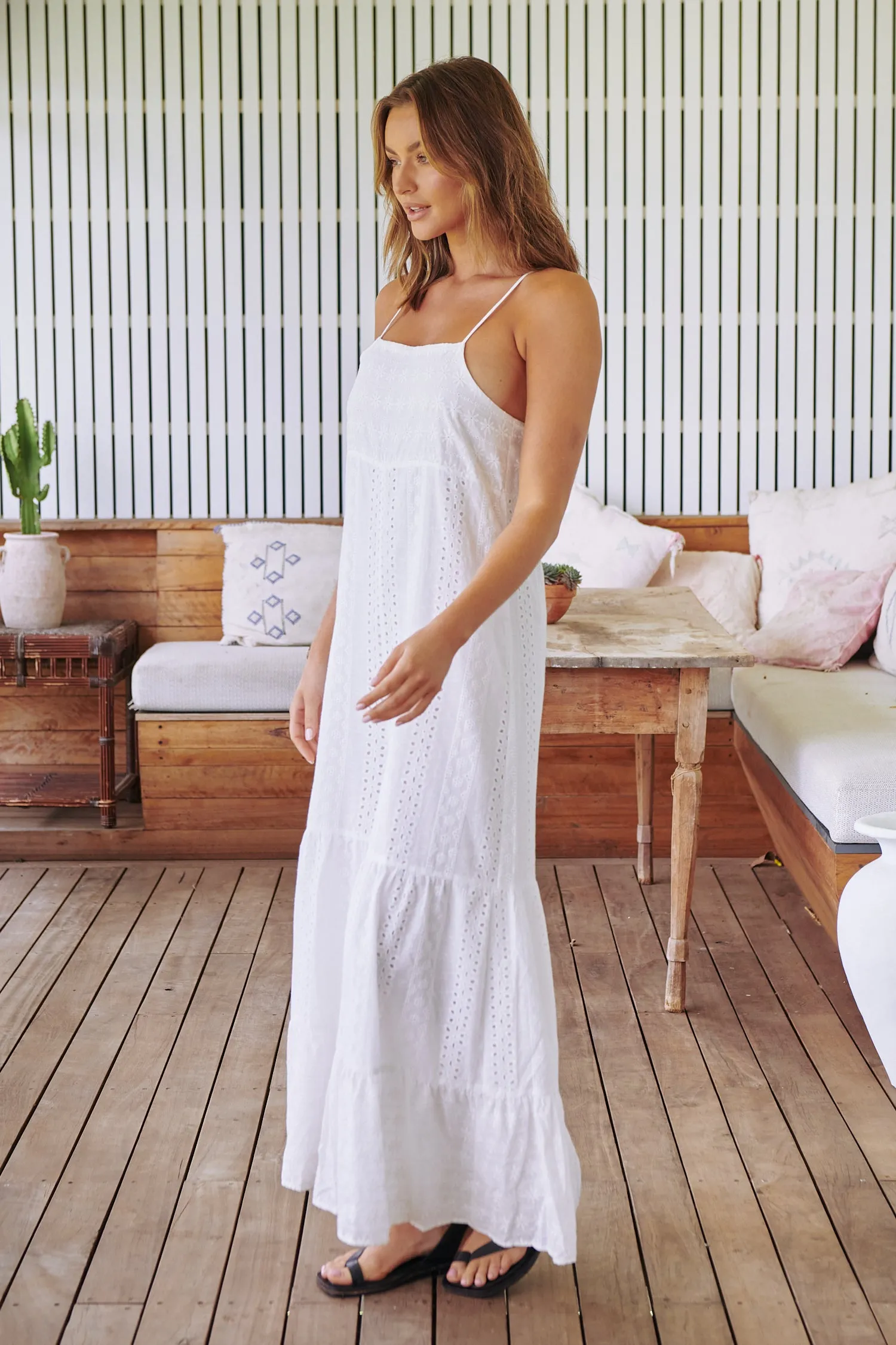 White Te Amo Tina Jumpsuit