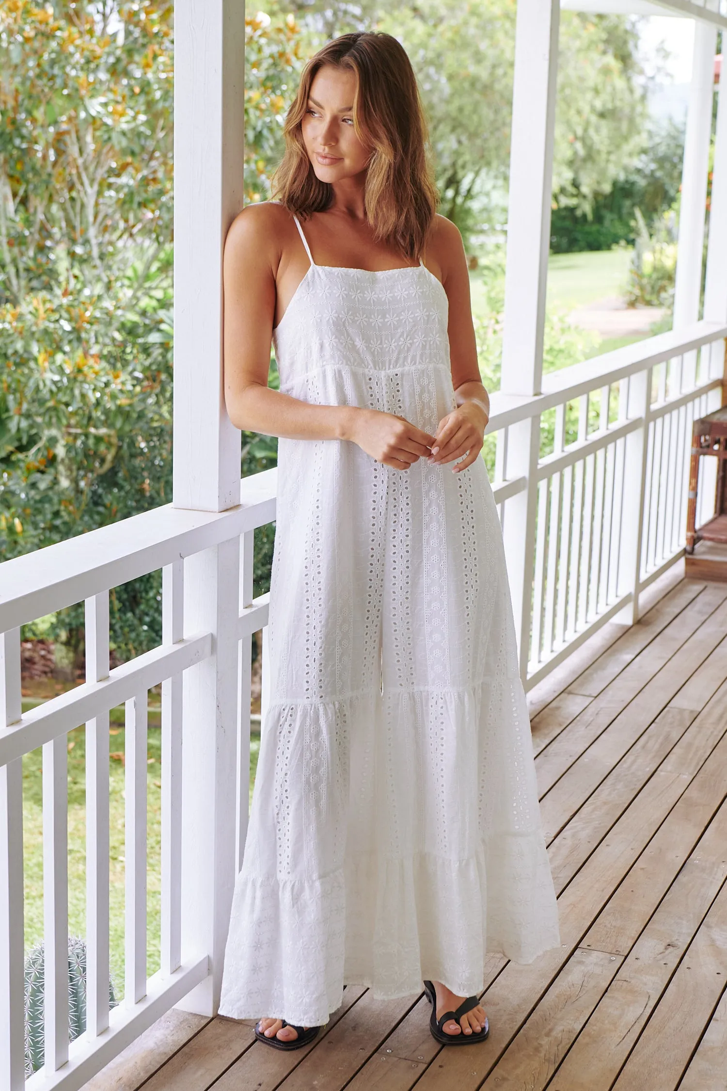 White Te Amo Tina Jumpsuit