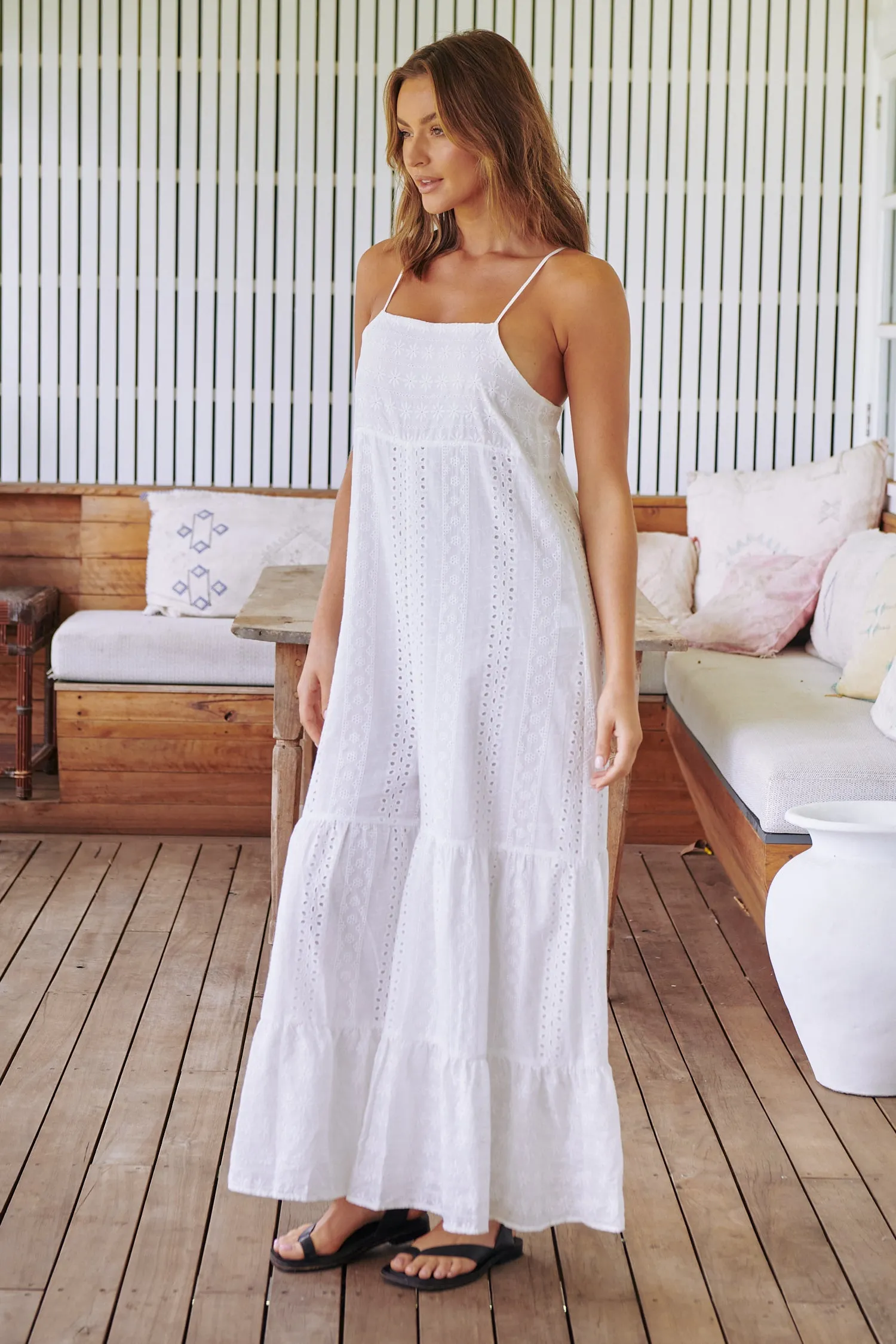 White Te Amo Tina Jumpsuit