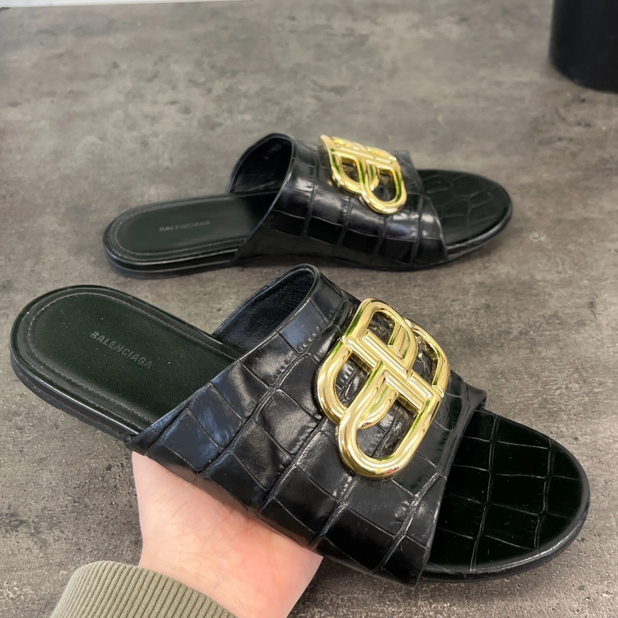 Women's Bb Mules Black Size EU 37 / UK 4
