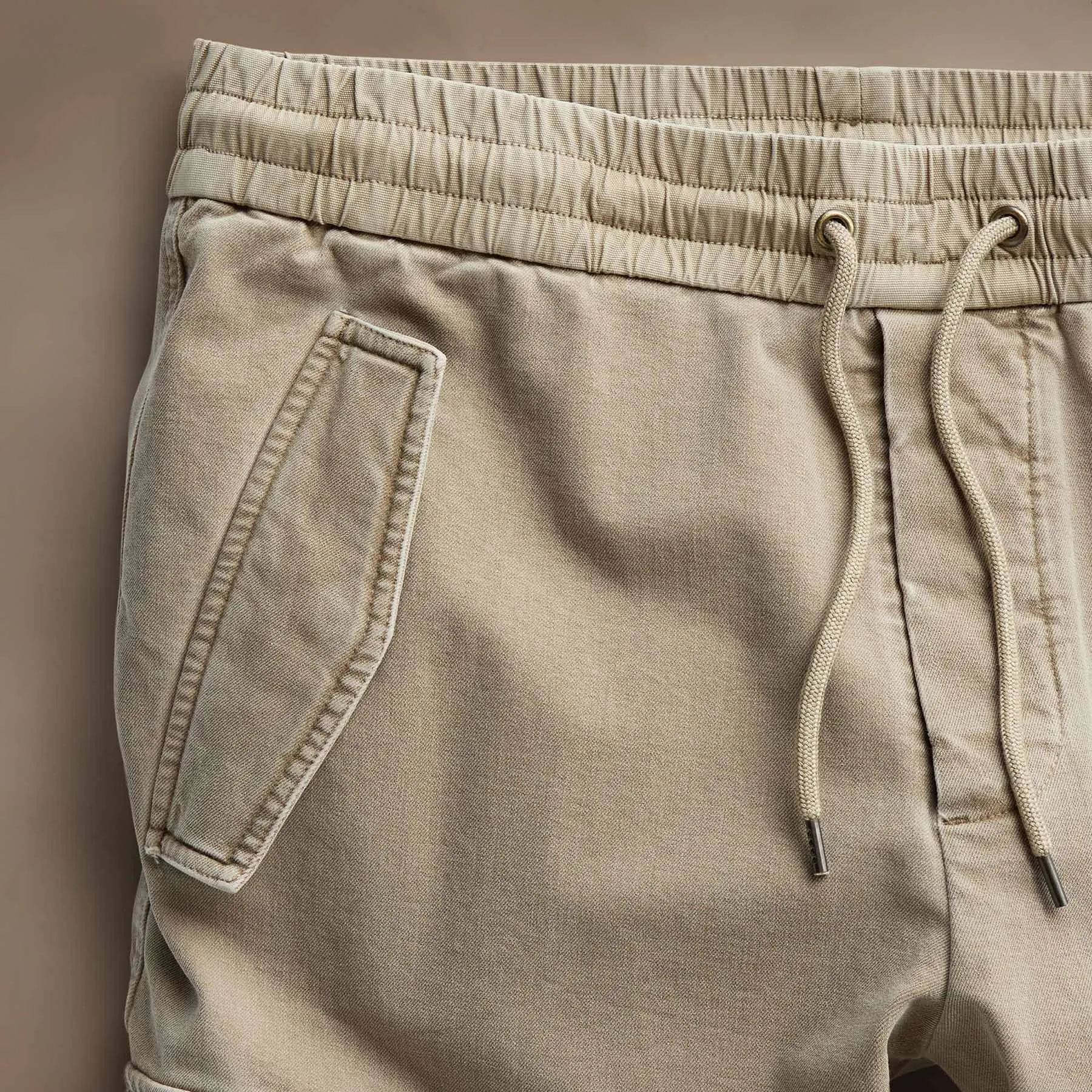 Woven Terry Cargo Pant - Overcast Pigment