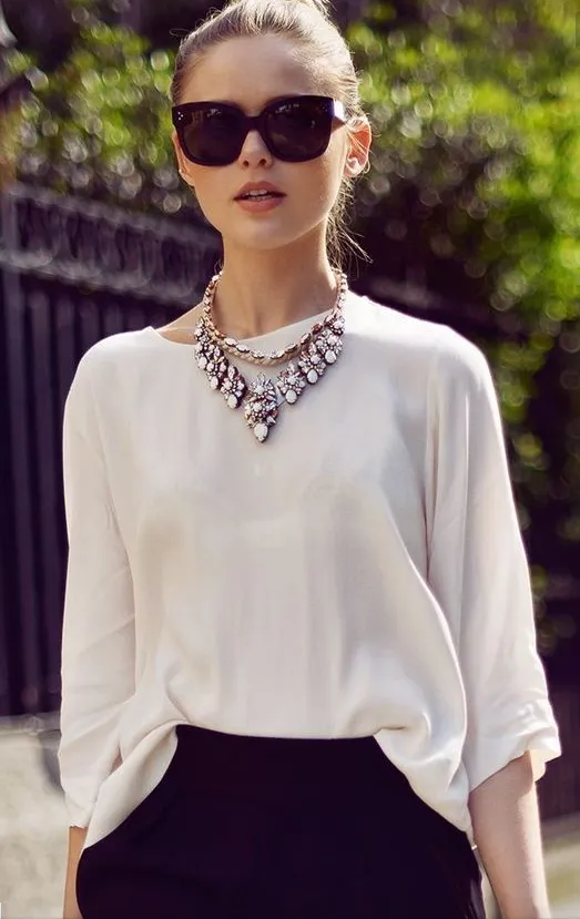 Yves St. Laurent pleated silk blouse Size 6UK