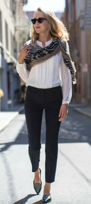Yves St. Laurent pleated silk blouse Size 6UK