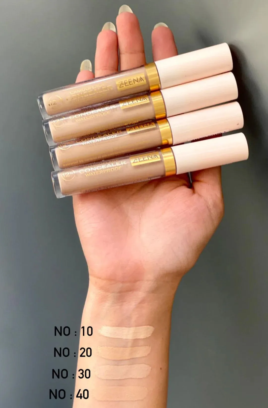 Zeena camouflage concealer waterproof
